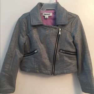 DKNY Moto Shine Jacket Girls 2T